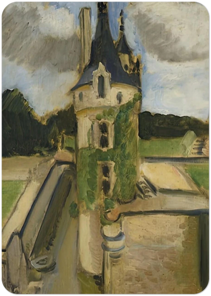 LLA TOUR DE CHENONCEAUX 1917 By Henri Matisse Pack of 10 Post Cards | Henri Matisse Post Cards | A6 (10.5 x 14.8 cm) - 4.1 x 5.8 inches