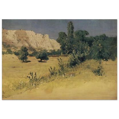 Crimea. Yayla - Arkhyp Kuindzhi Brushed Aluminum Print - 70x100 cm / 28x40 inches | Arkhyp Kuindzhi Aluminum Print | Arkhyp Kuindzhi Prints