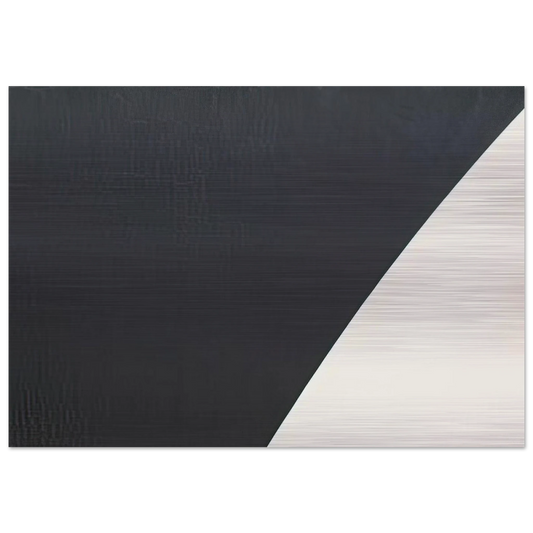 White Curve VII - Ellsworth Kelly Brushed Aluminum Print - 70x100 cm / 28x40 inches | Ellsworth Kelly Aluminum Print | Ellsworth Kelly Prints