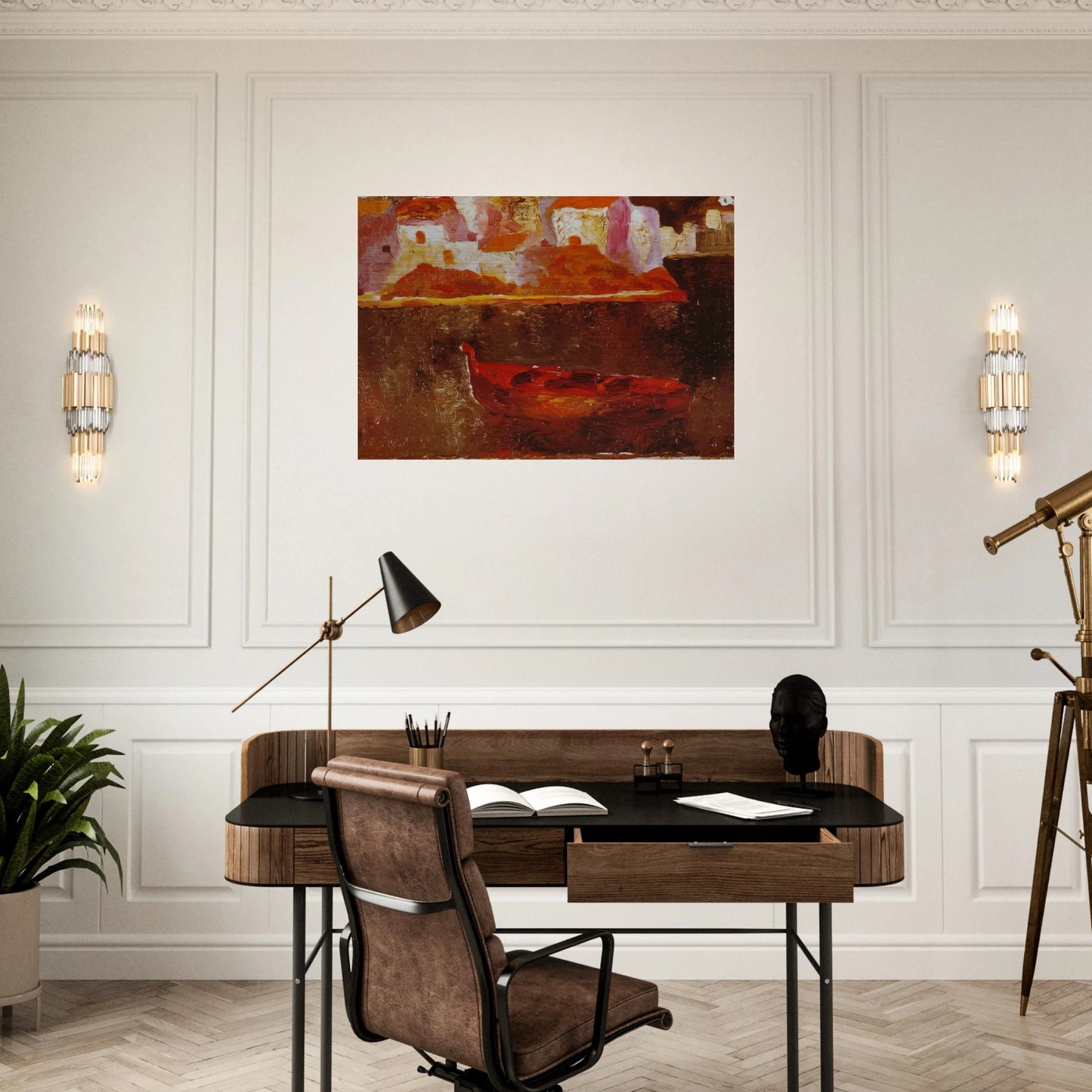 PUNTA ES BALUARD DE LA RIBA D EN PITXOT 1919 - Salvador Dali Brushed Aluminum Print - 70x100 cm / 28x40 inches | Salvador Dali Aluminum Print | Salvador Dali Prints