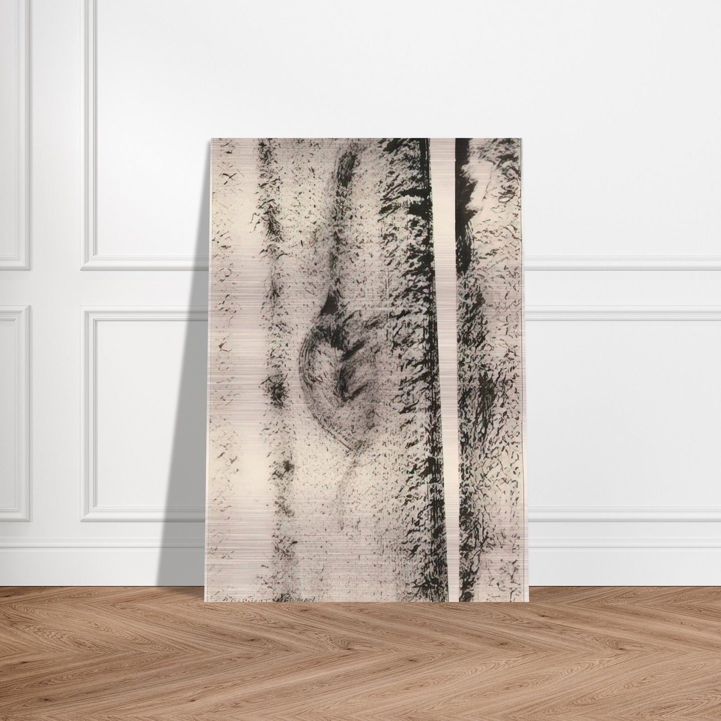 Untitled - Barnett Newman Brushed Aluminum Print - 70x100 cm / 28x40 inches | Barnett Newman Aluminum Print | Barnett Newman Prints