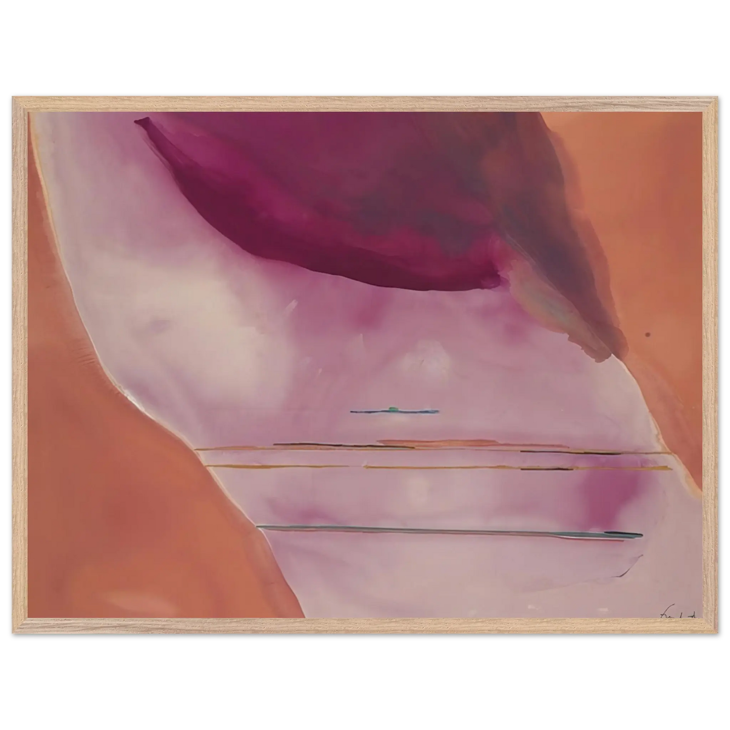 Helen Frankenthaler - Pendulum - 1972 Wall art - A3 (29.7 x 42  cm) - Fine Art Poster - -