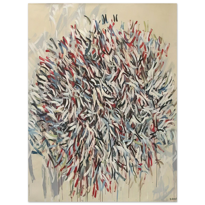 Robert Goodnough - Abstract 2 - 1982  75x100 cm / 30x40inches Fine Art Poster