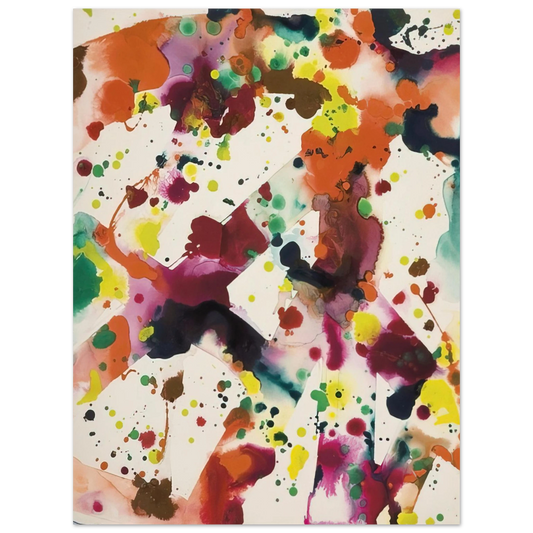 Sam Francis - Untitled  SF72-027   75x100 cm / 30x40inches Fine Art Poster