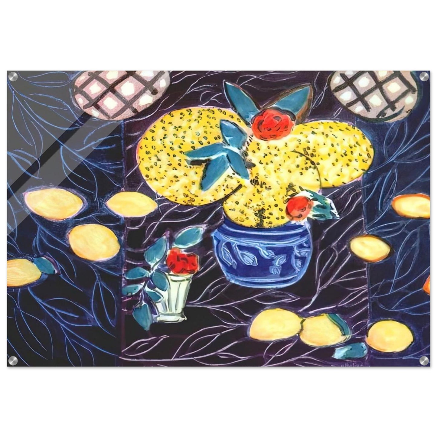 LEMONS AND MIMOSA 1944 - Henri Matisse Acrylic Print - 70x100 cm / 28x40″ inches