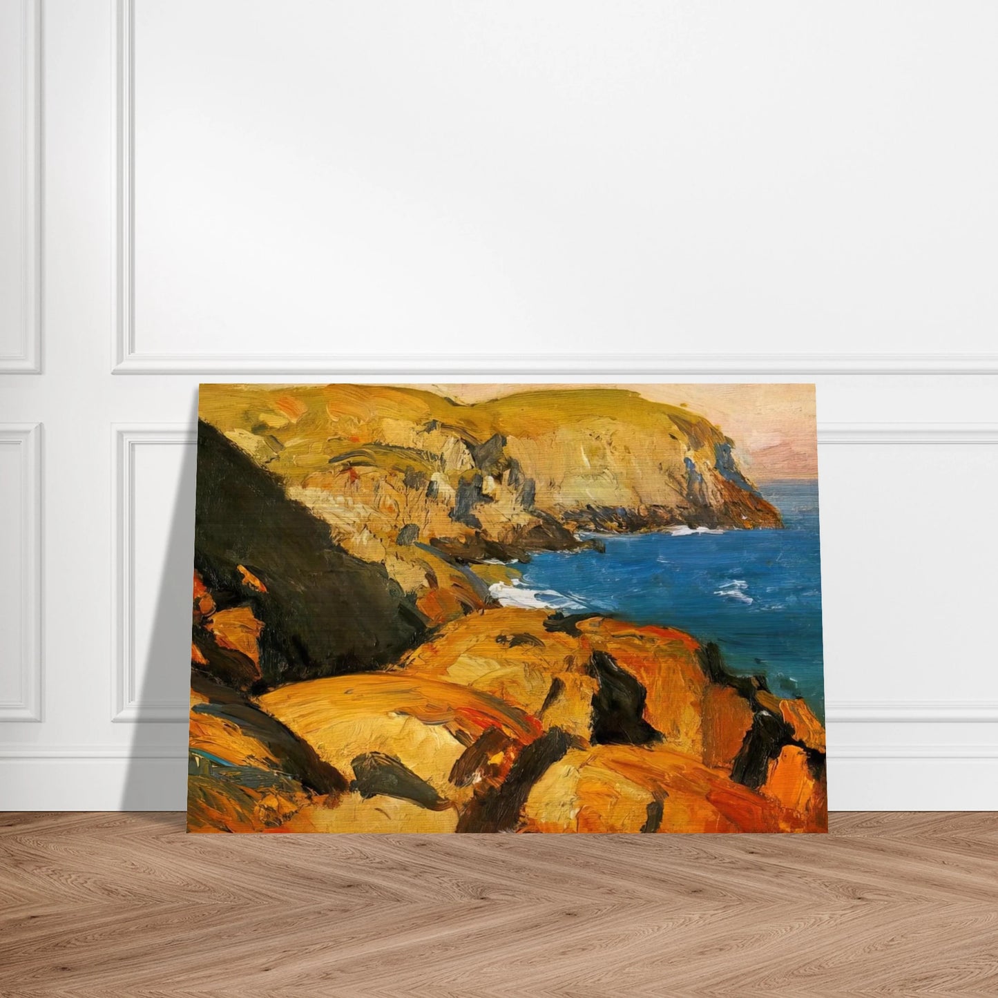 Blackhead, Monhegan - Edward Hopper Brushed Aluminum Print - 70x100 cm / 28x40 inches | Edward Hopper Aluminum Print | Edward Hopper Prints
