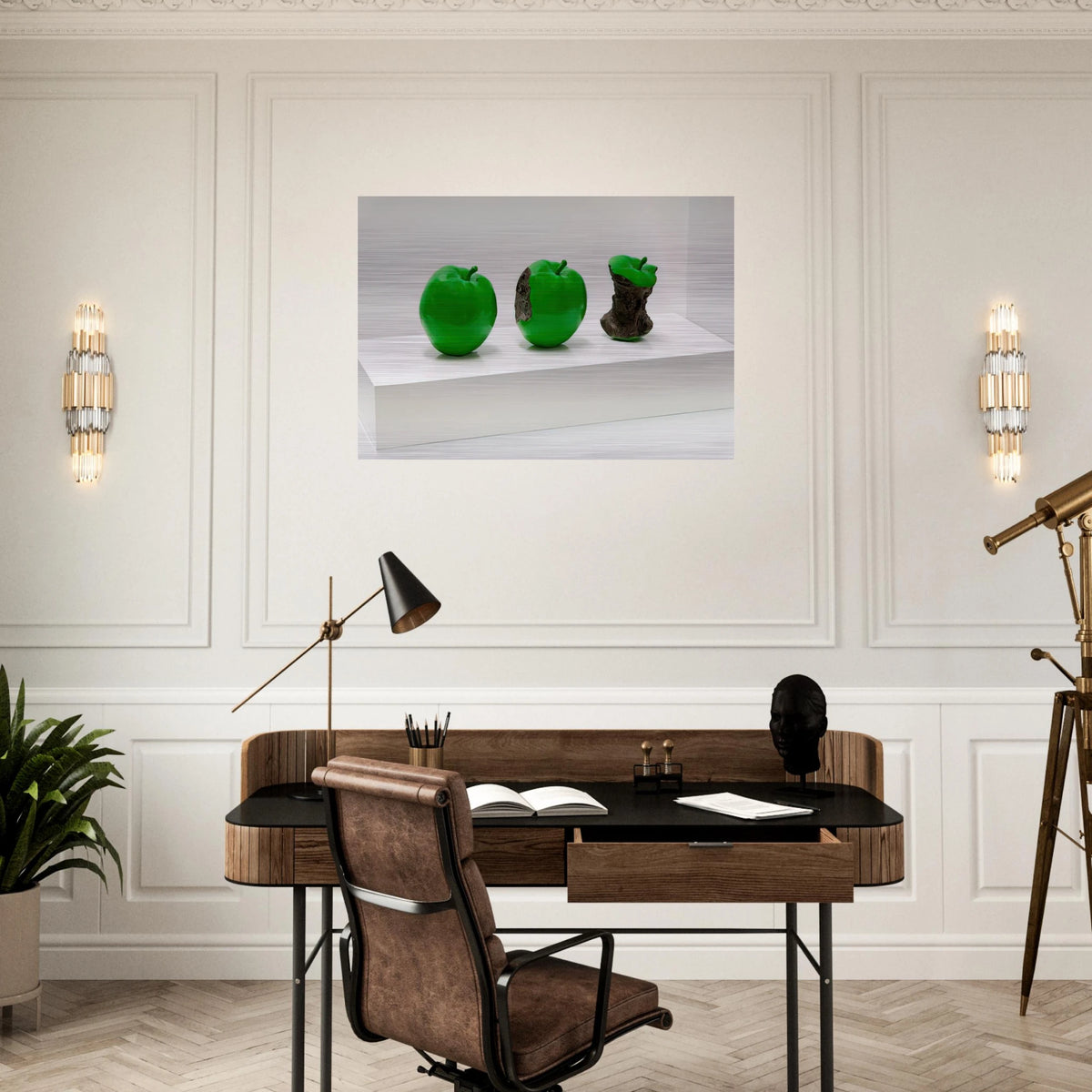 2 Minutes, 33 Seconds - 1990 - Billy Apple Brushed Aluminum Print - 70x100 cm / 28x40 inches | Billy Apple Aluminum Print | Billy Apple Prints