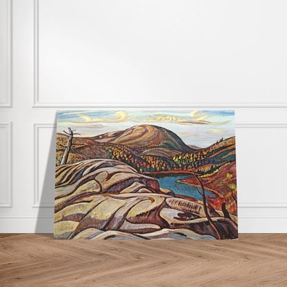 Nellie Lake - 1933 - A.Y. Jackson Brushed Aluminum Print - 70x100 cm / 28x40 inches | A.Y. Jackson Aluminum Print | A.Y. Jackson Prints