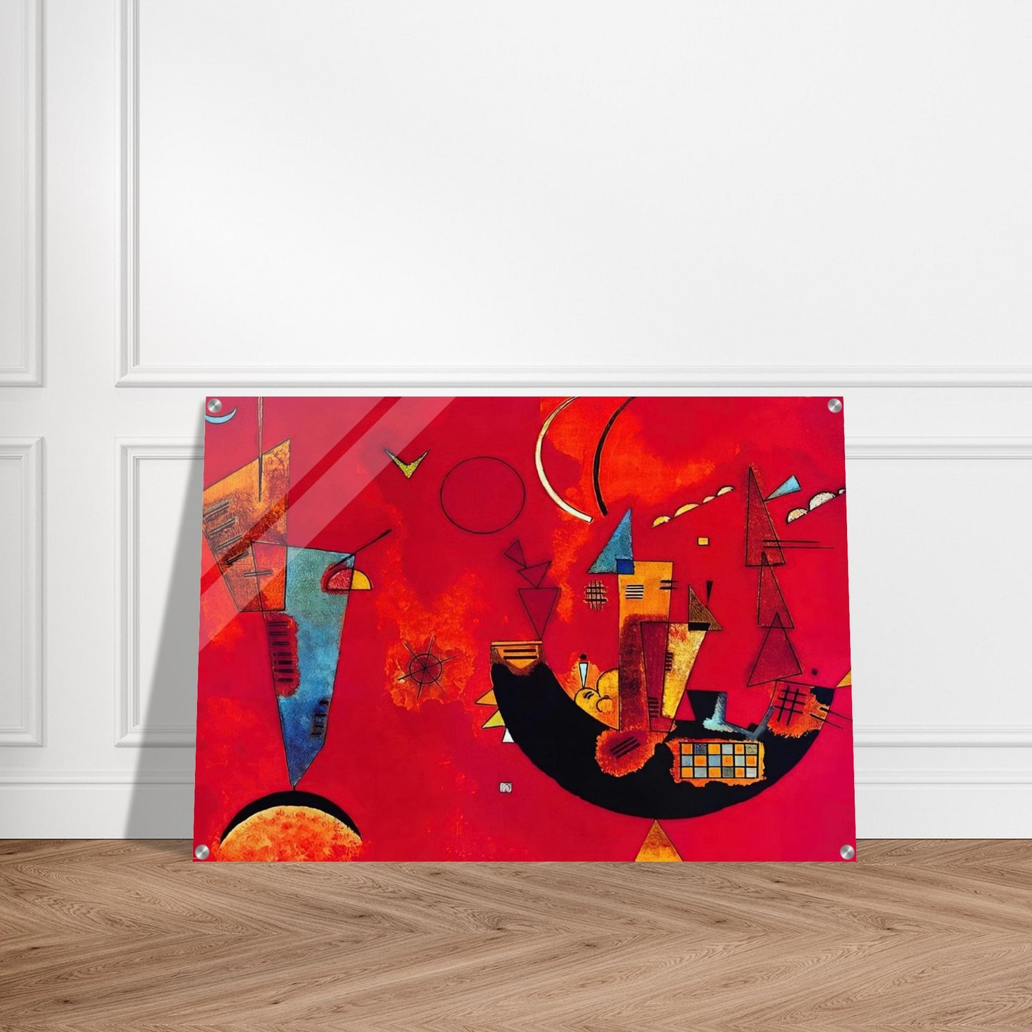 MIT UND GEGEN 1929 - Wassily Kandinsky Acrylic Print - 70x100 cm / 28x40″ inches