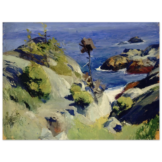 Edward Hopper - Monhegan Landscape Fine Art Poster