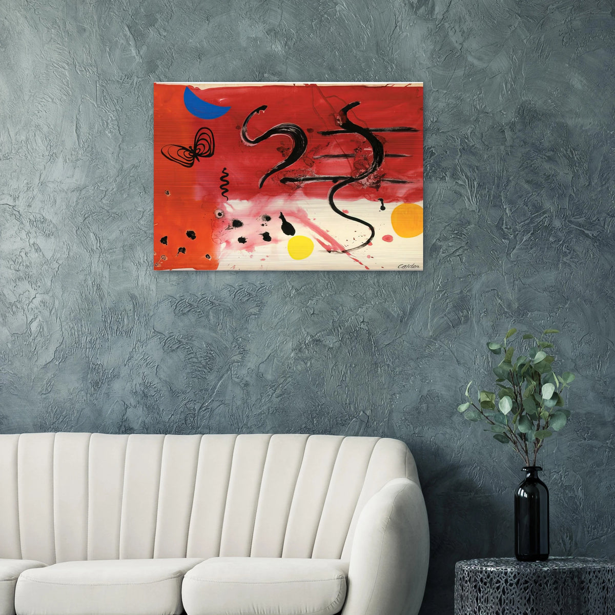 UNTITLED 1953 - Alexander Calder Brushed Aluminum Print - 70x100 cm / 28x40 inches | Alexander Calder Aluminum Print | Alexander Calder Prints