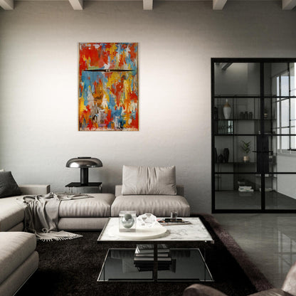 PAINTING WITH TWO BALLS - Jasper Johns Brushed Aluminum Print - 70x100 cm / 28x40 inches | Jasper Johns Aluminum Print | Jasper Johns Prints