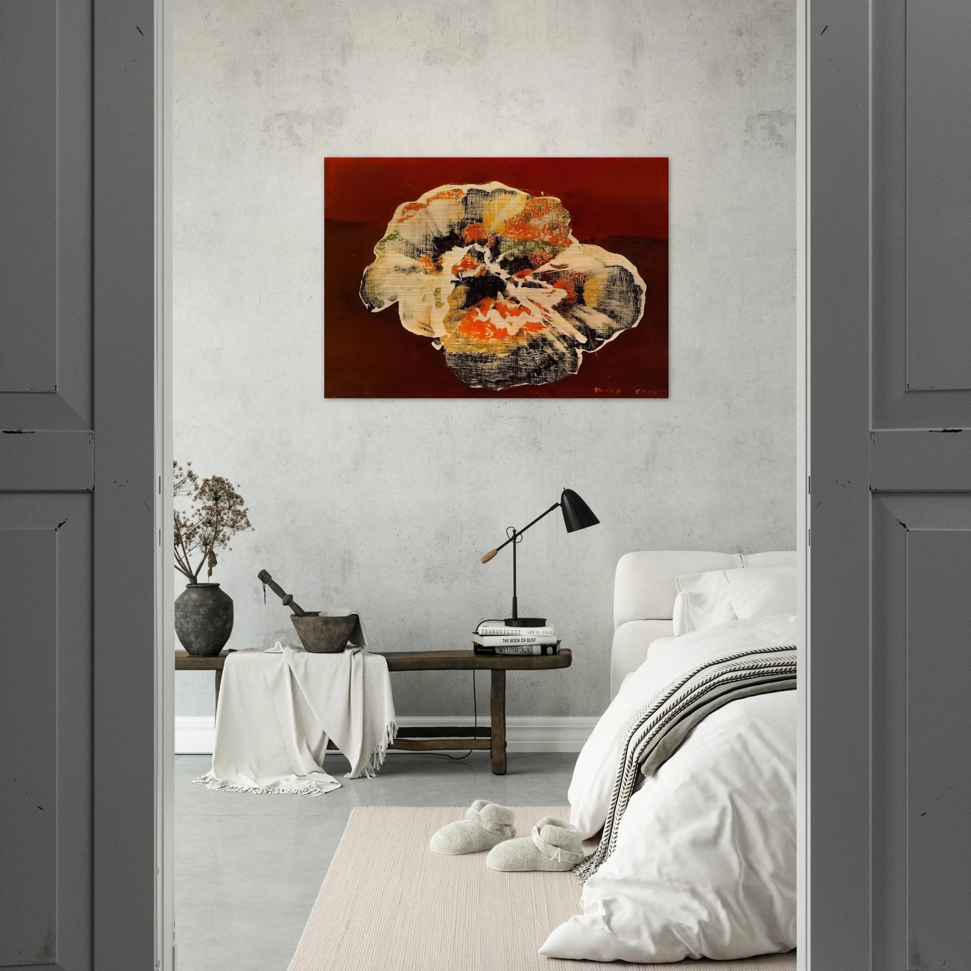 Flower Shell - Max Ernst Brushed Aluminum Print - 70x100 cm / 28x40 inches | Max Ernst Aluminum Print | Max Ernst Prints