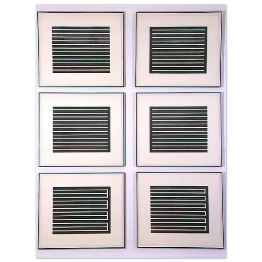 Donald Judd - Six Aquatints - 1980  75x100 cm / 30x40inches Fine Art Poster