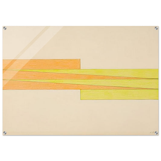 Untitled - 1965 - Larry Zox Acrylic Print - 70x100 cm / 28x40″ inches