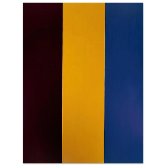 Brice Marden - Red Yellow Blue - 1974  75x100 cm / 30x40inches Fine Art Poster