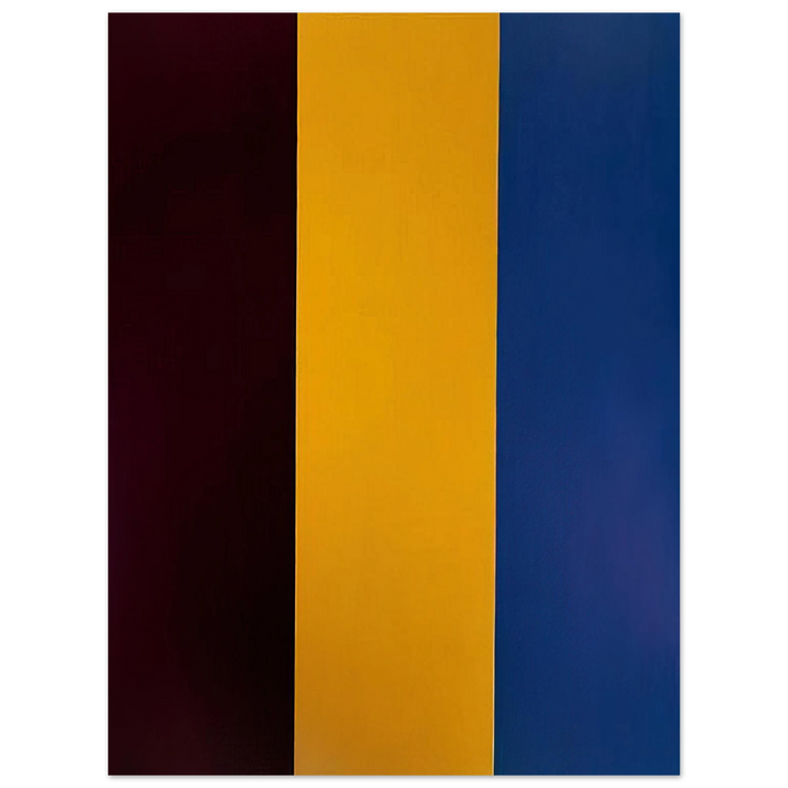 Brice Marden - Red Yellow Blue - 1974  75x100 cm / 30x40inches Fine Art Poster