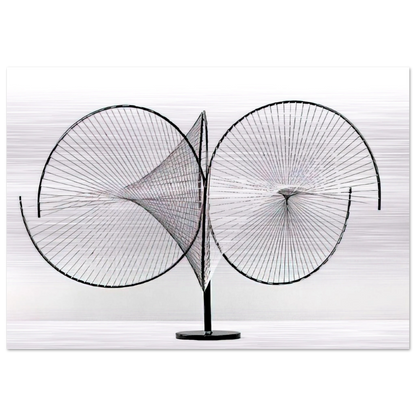 Hyperbolic surfaces - 1959 - Tomas Maldonado Brushed Aluminum Print - 70x100 cm / 28x40 inches | Tomas Maldonado Aluminum Print | Tomas Maldonado Prints