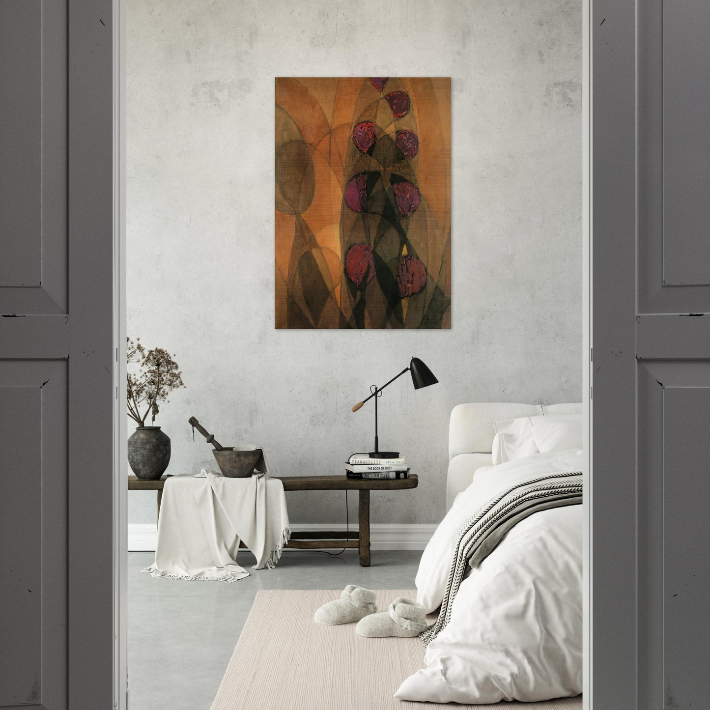 Warm Chromatics - Frantisek Kupka Brushed Aluminum Print - 70x100 cm / 28x40 inches | Frantisek Kupka Aluminum Print | Frantisek Kupka Prints