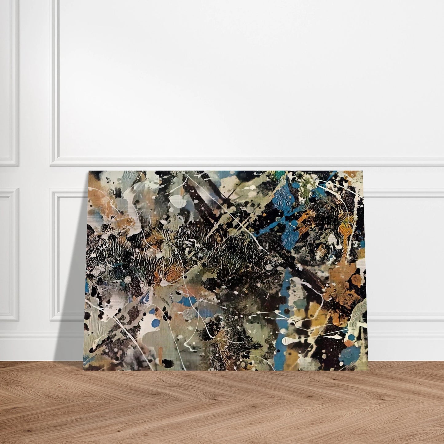 NOT_DETECTED_185248 - Jackson Pollock Brushed Aluminum Print - 70x100 cm / 28x40 inches | Jackson Pollock Aluminum Print | Jackson Pollock Prints