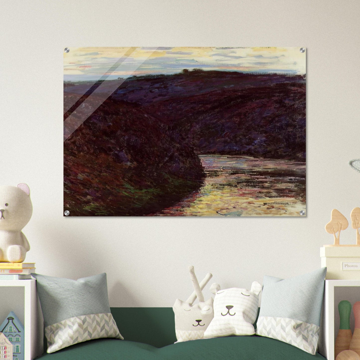 Valley of the Creuse - claude monet Acrylic Print - 70x100 cm / 28x40″ inches