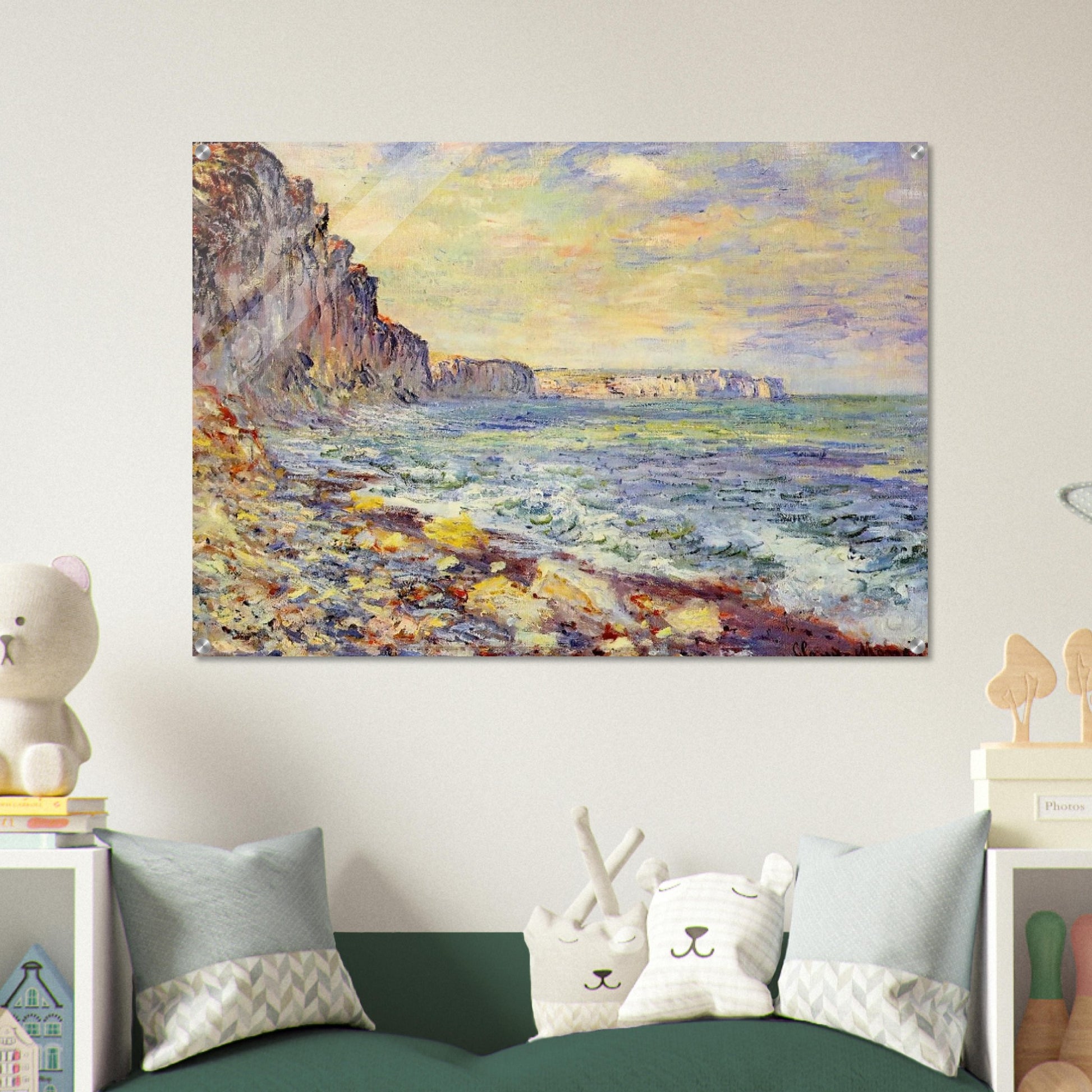 Morning by the Sea - claude monet Acrylic Print - 70x100 cm / 28x40″ inches | claude monet Wall Art | claude monet Prints