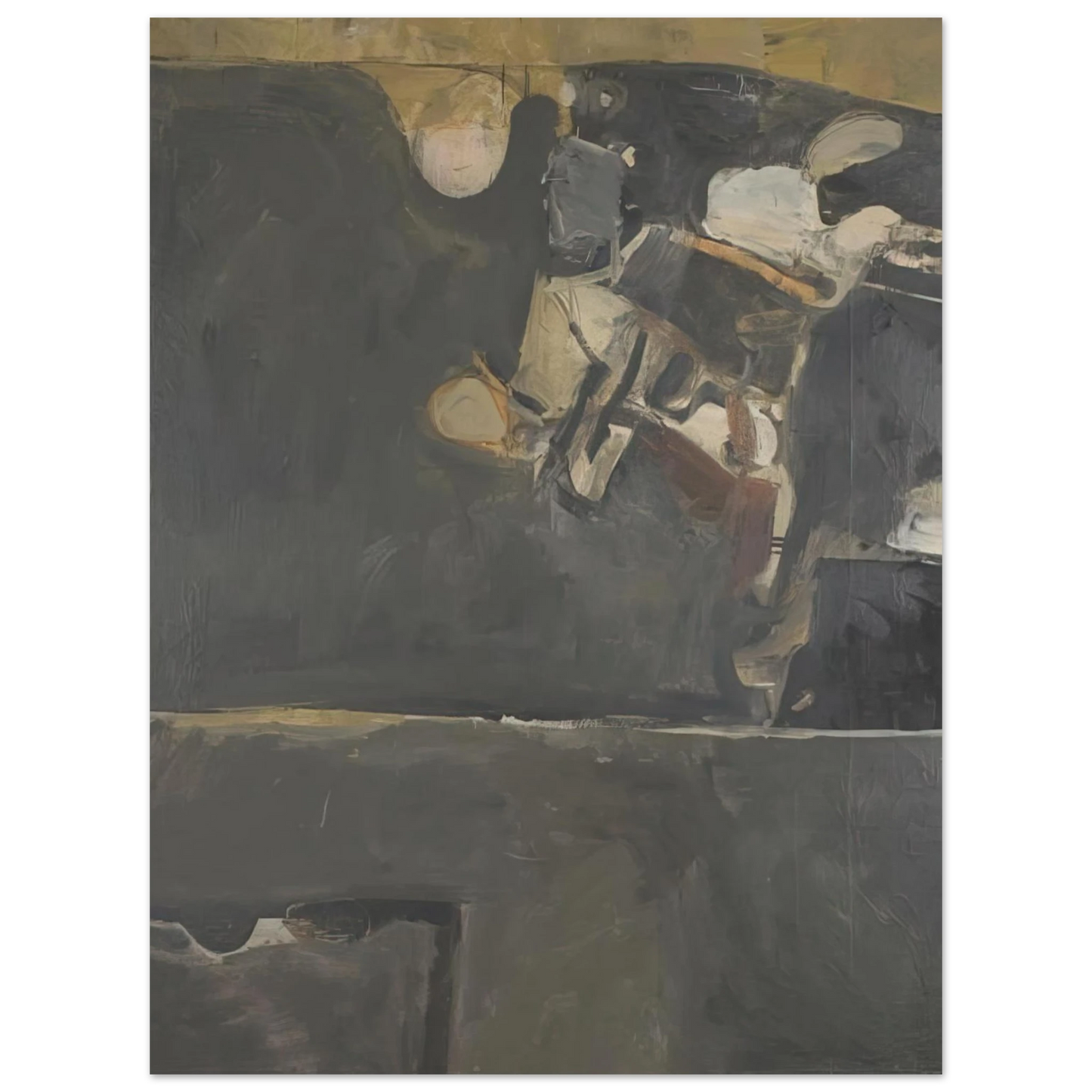 Richard Diebenkorn - Berkeley #20  75x100 cm / 30x40inches Fine Art Poster