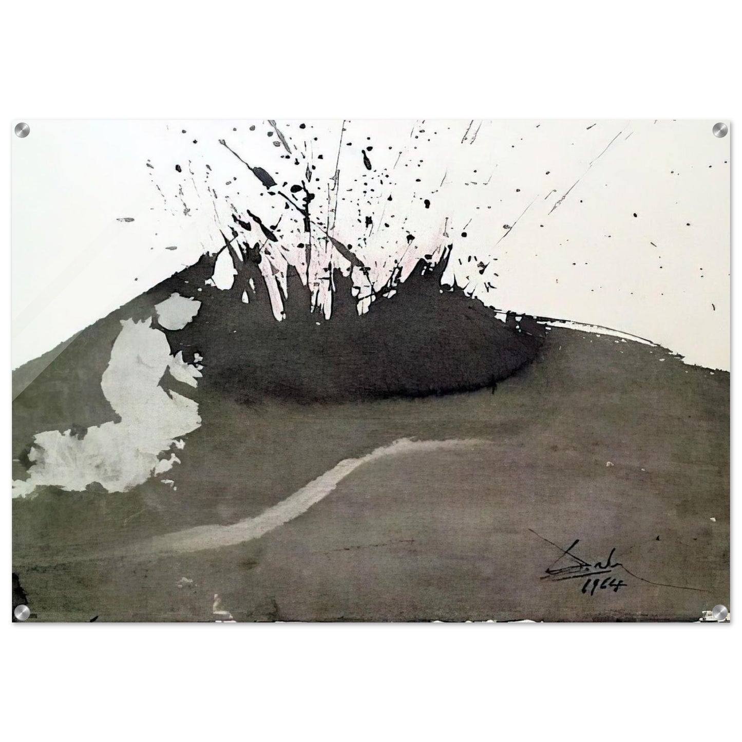 ANGELUS EXCUSSIT FLAMMAMIGNIS DANIEL 3 23 1967 - Salvador Dali Acrylic Print - 70x100 cm / 28x40″ inches | Salvador Dali Wall Art | Salvador Dali Prints