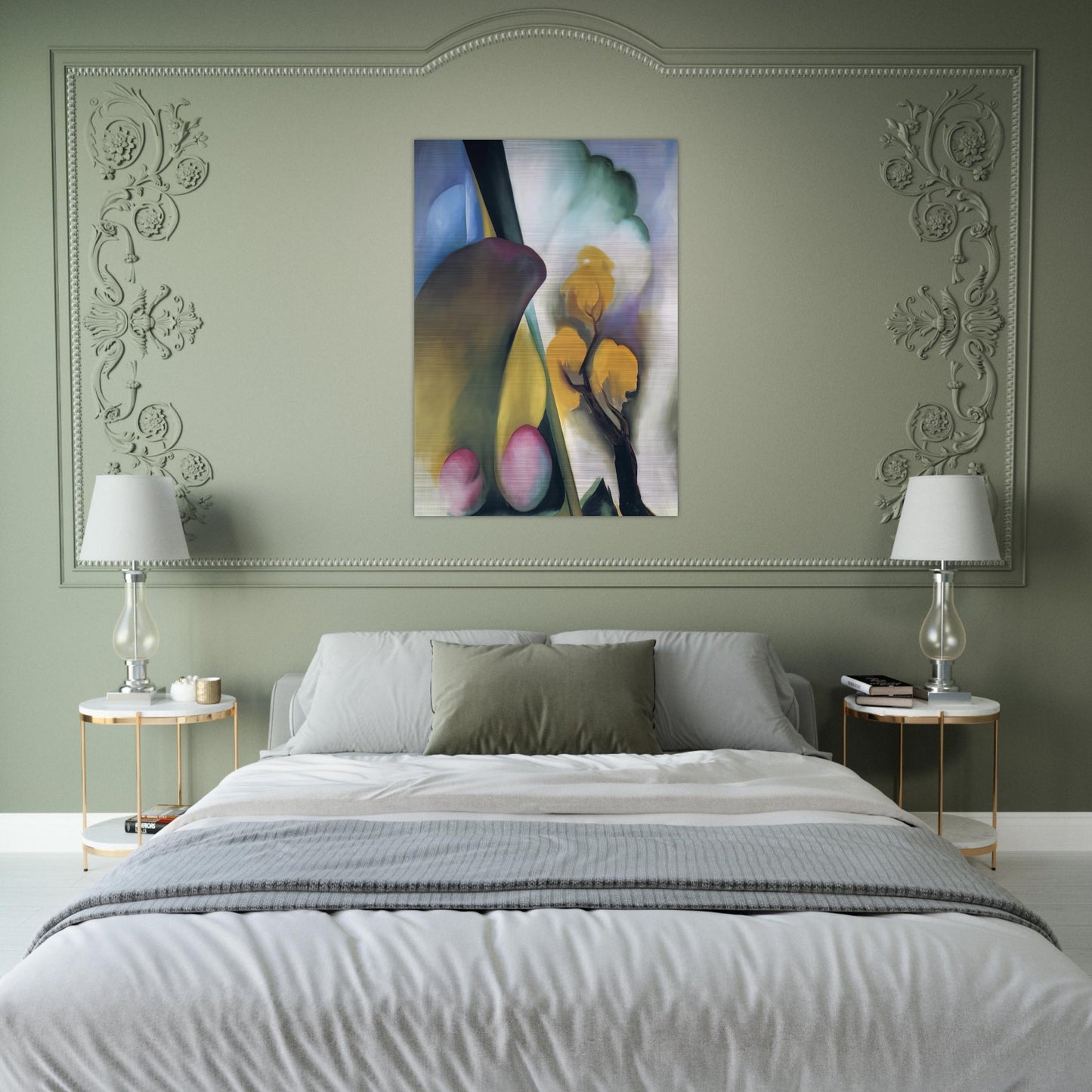 Spring - Georgia O'Keeffe Brushed Aluminum Print - 70x100 cm / 28x40 inches | Georgia O'Keeffe Aluminum Print | Georgia O'Keeffe Prints
