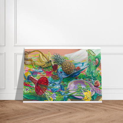 MONKEY BUSINESS 2005 - Janet Fish Brushed Aluminum Print - 70x100 cm / 28x40 inches | Janet Fish Aluminum Print | Janet Fish Prints