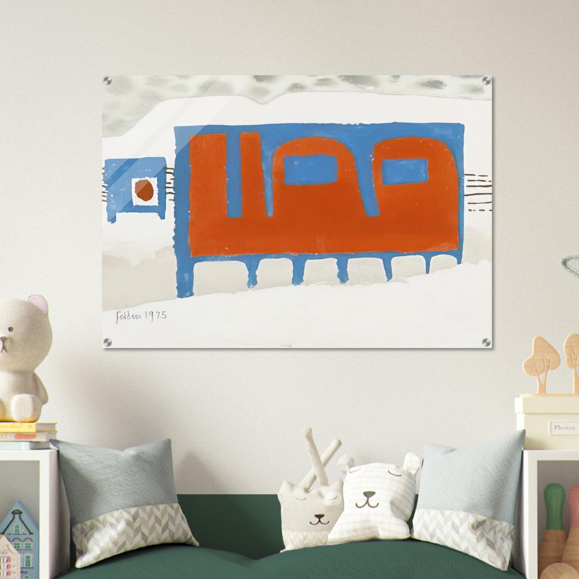 Untitled - 1975 - Mary Fedden Acrylic Print - 70x100 cm / 28x40″ inches