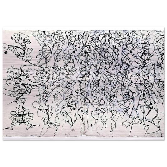 Don't Bungle the Jungle - 1989 - Brice Marden Brushed Aluminum Print - 70x100 cm / 28x40 inches | Brice Marden Aluminum Print | Brice Marden Prints