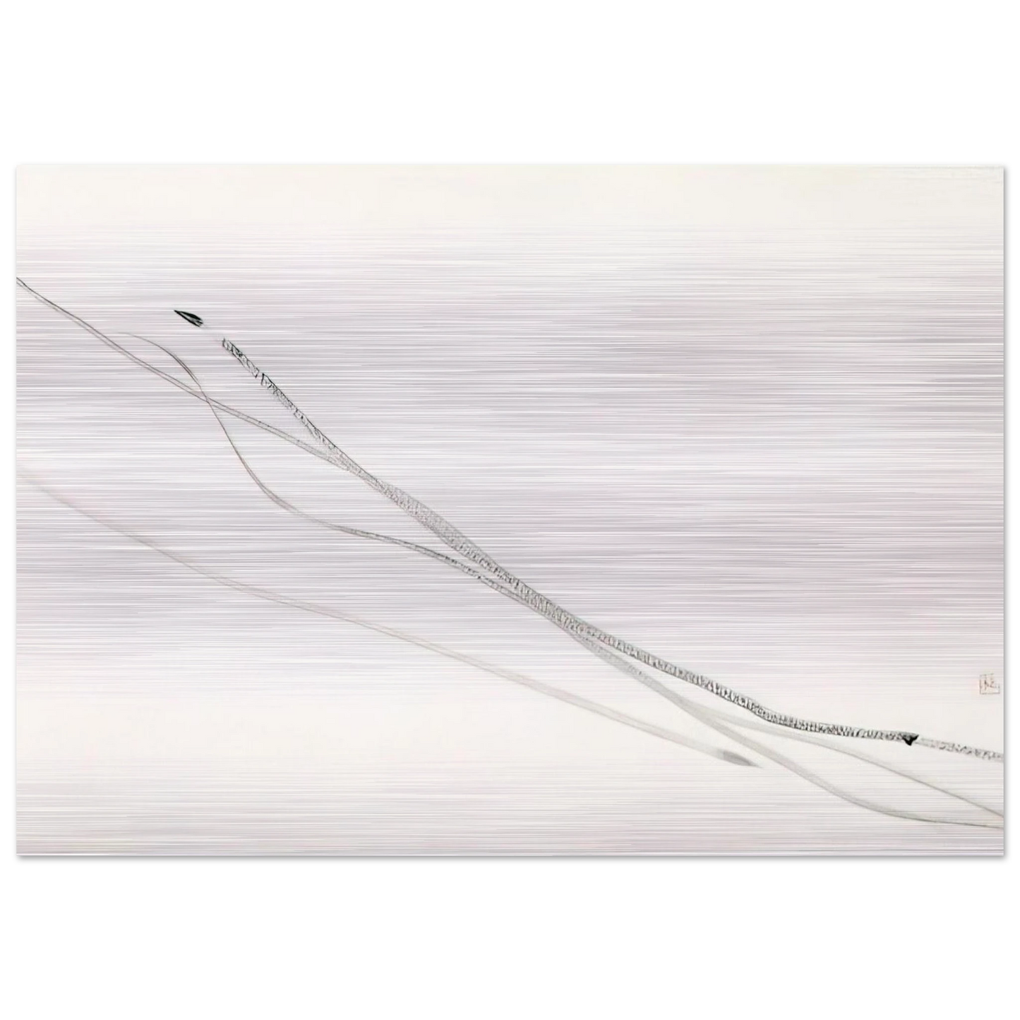 Work - Abstract Expressionism - Toko Shinoda Brushed Aluminum Print - 70x100 cm / 28x40 inches | Toko Shinoda Aluminum Print | Toko Shinoda Prints