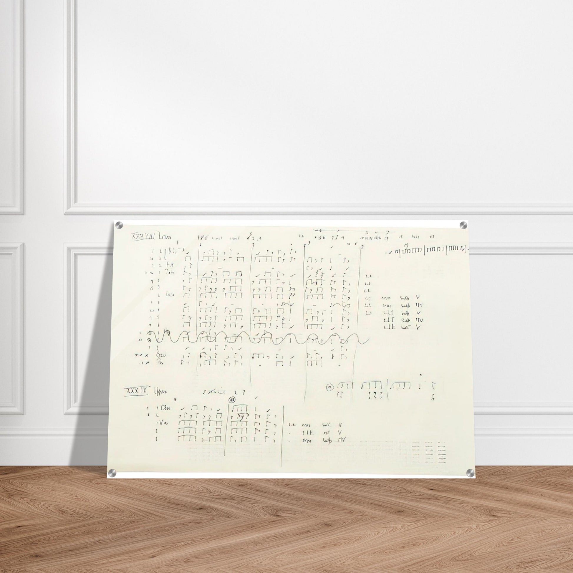 Cheap Imitation - 1971 - John Cage Acrylic Print - 70x100 cm / 28x40″ inches