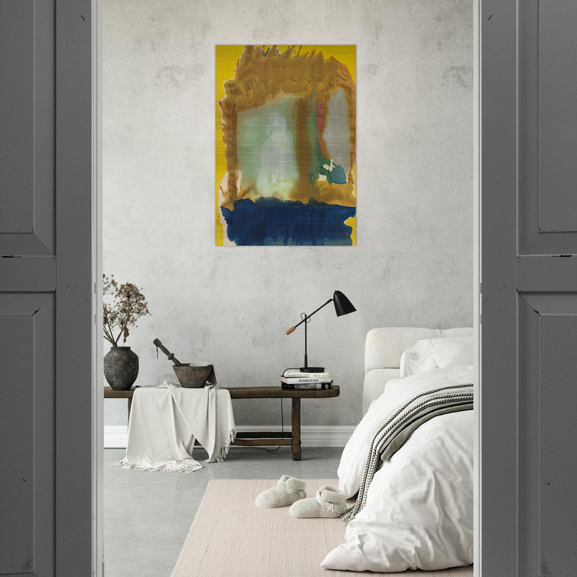 Milkwood Arcade, 1963- - Helen Frankenthaler Brushed Aluminum Print - 70x100 cm / 28x40 inches | Helen Frankenthaler Aluminum Print | Helen Frankenthaler Prints