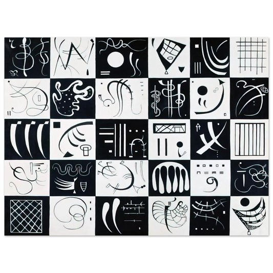 Wassily Kandinsky - THIRTY 1937  75x100 cm / 30x40inches Fine Art Poster