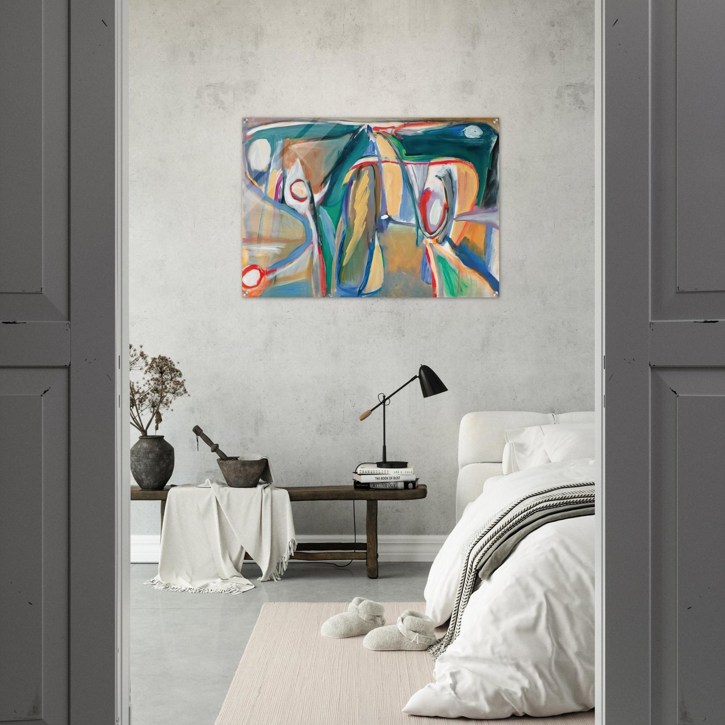 Sans titre Paris, rue Gît-le-Coeur - 1962 - Bram van Velde Acrylic Print - 70x100 cm / 28x40″ inches
