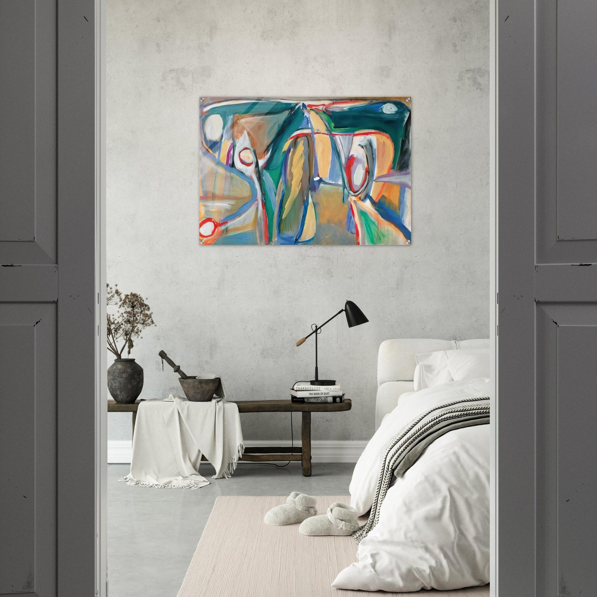 Sans titre Paris, rue Gît-le-Coeur - 1962 - Bram van Velde Acrylic Print - 70x100 cm / 28x40″ inches