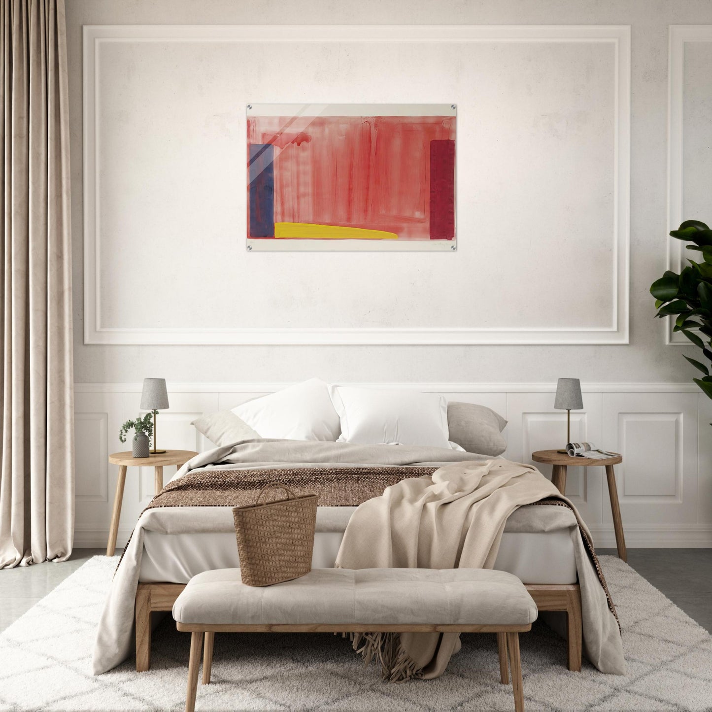 Untitled - Color Field Painting - John Hoyland Acrylic Print - 70x100 cm / 28x40″ inches | John Hoyland Wall Art | John Hoyland Prints