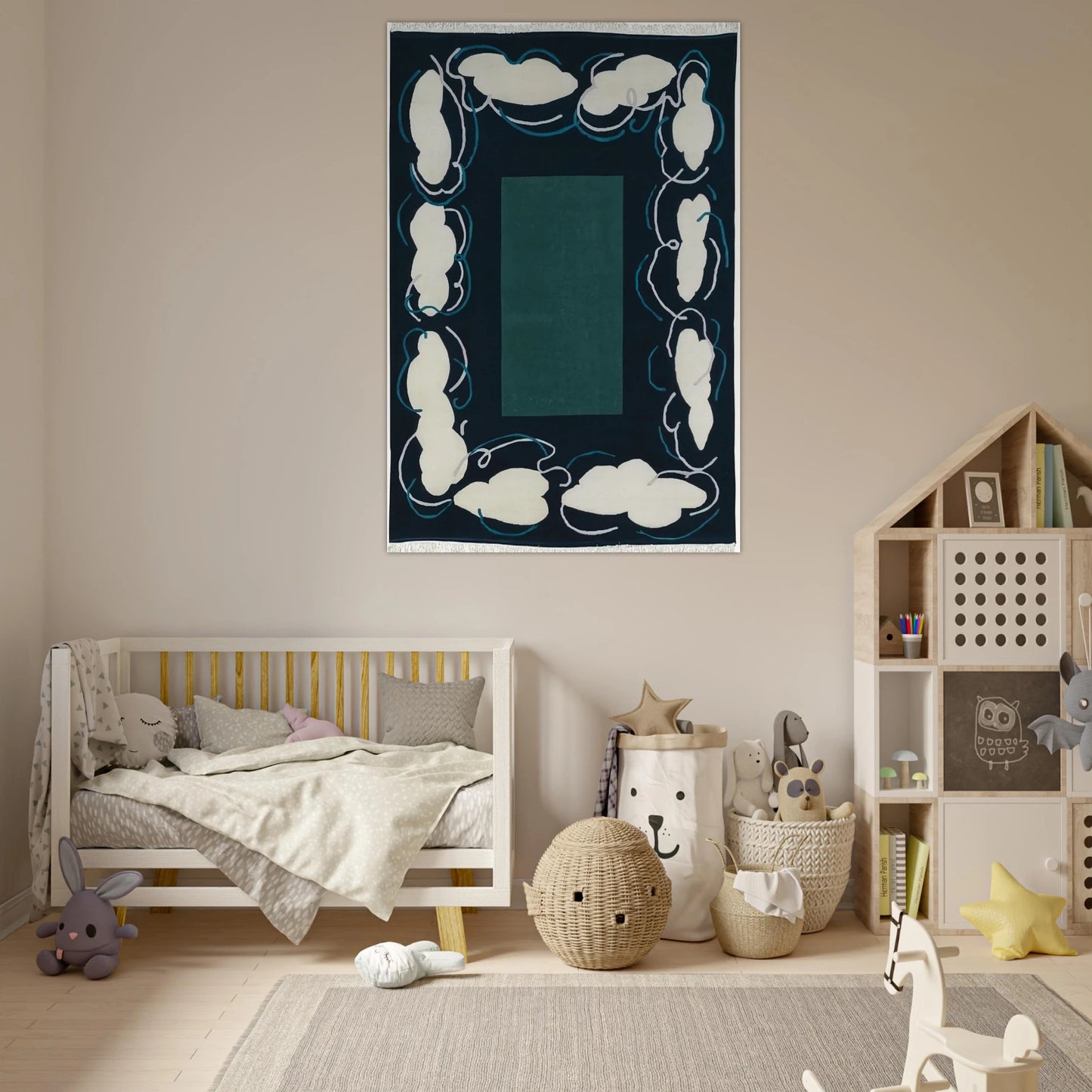 Cielo Par Terra - 1984 - Mario Schifano Art Prints - 100x150 cm / 40x60″ inches | Mario Schifano Poster | Mario Schifano Prints