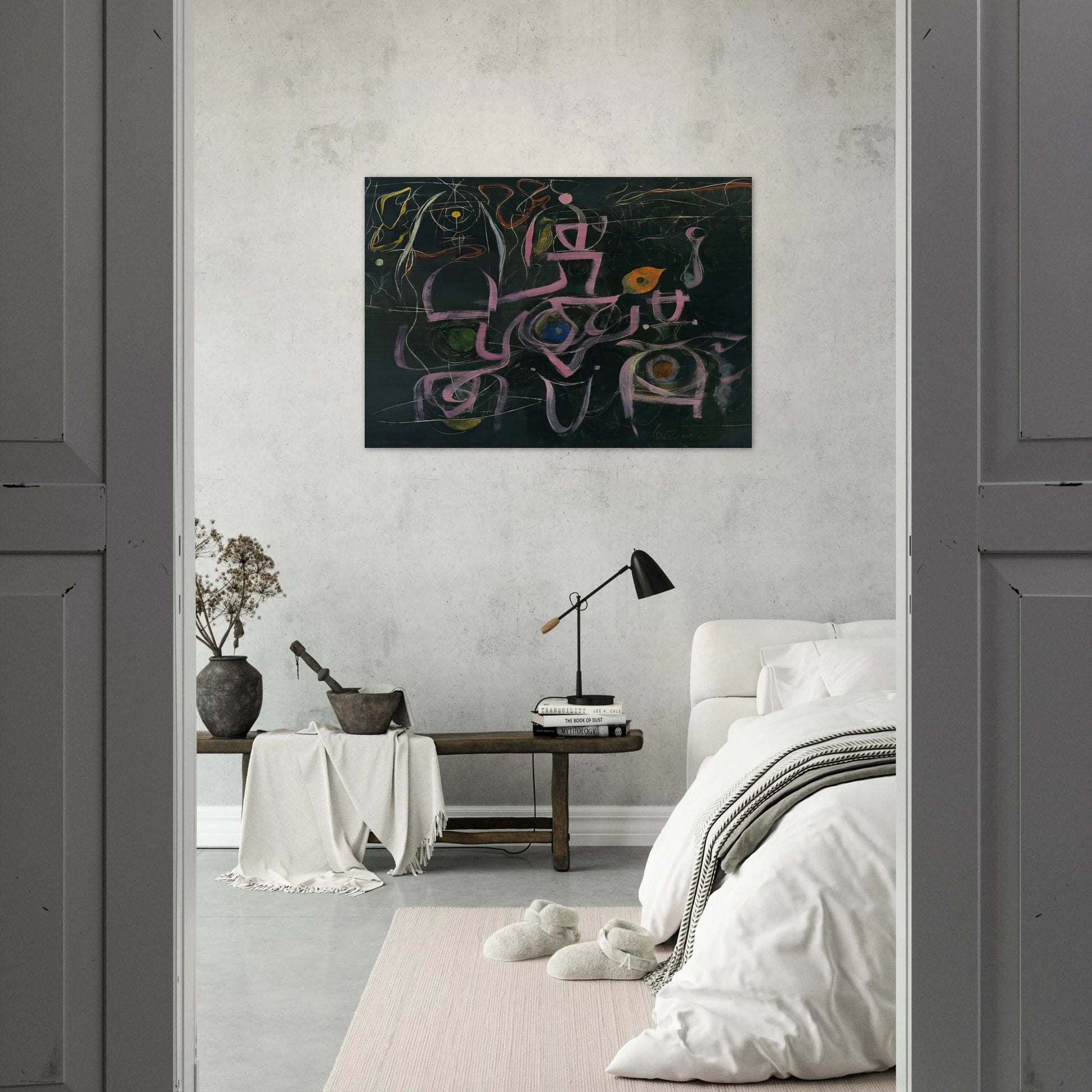Number 3 - 1948 - Bradley Walker Tomlin Brushed Aluminum Print - 70x100 cm / 28x40 inches | Bradley Walker Tomlin Aluminum Print | Bradley Walker Tomlin Prints