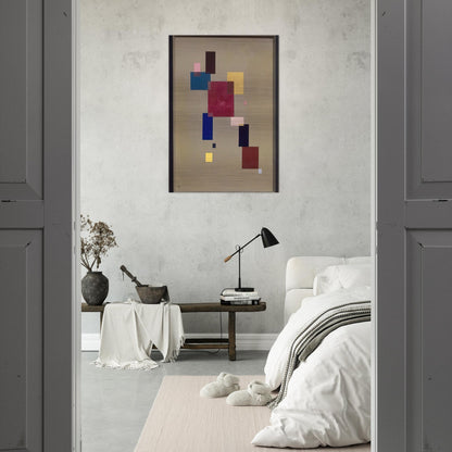 THREE RECTANGLES 1930 - Wassily Kandinsky Brushed Aluminum Print - 70x100 cm / 28x40 inches | Wassily Kandinsky Aluminum Print | Wassily Kandinsky Prints