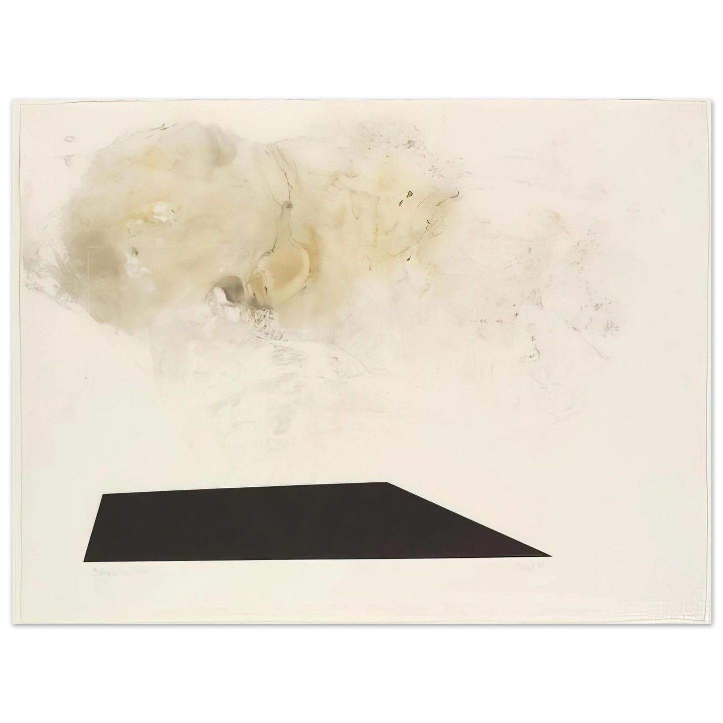 John Cage - Dramatic Fire - 1989  75x100 cm / 30x40inches Fine Art Poster
