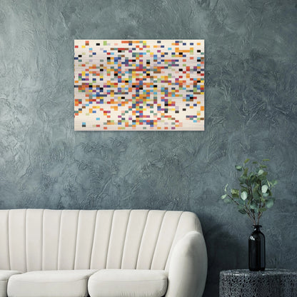 Spectrum Colors Arranged by Chance II - Ellsworth Kelly Brushed Aluminum Print - 70x100 cm / 28x40 inches | Ellsworth Kelly Aluminum Print | Ellsworth Kelly Prints