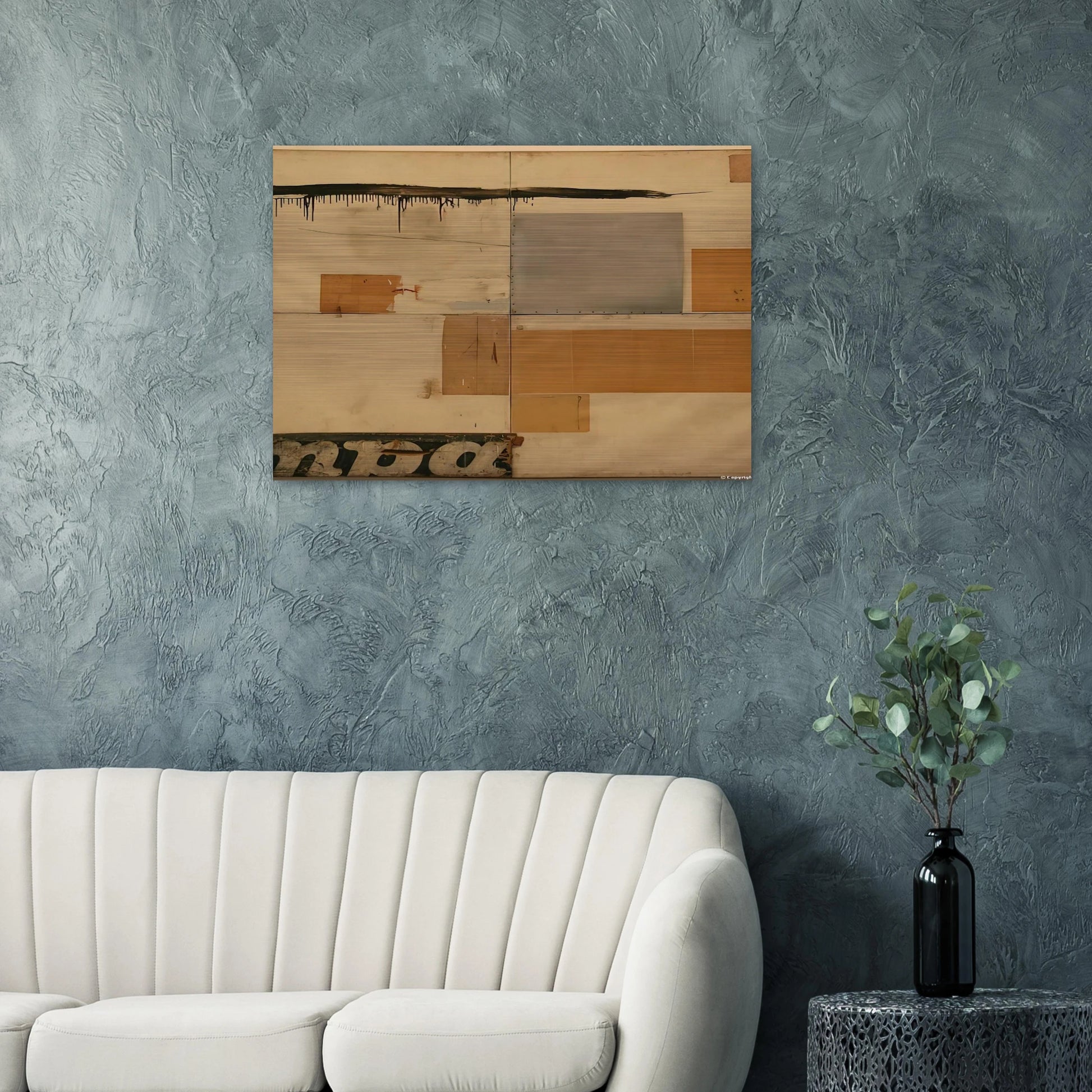K 24976 S - Robert Rauschenberg Brushed Aluminum Print - 70x100 cm / 28x40 inches | Robert Rauschenberg Aluminum Print | Robert Rauschenberg Prints