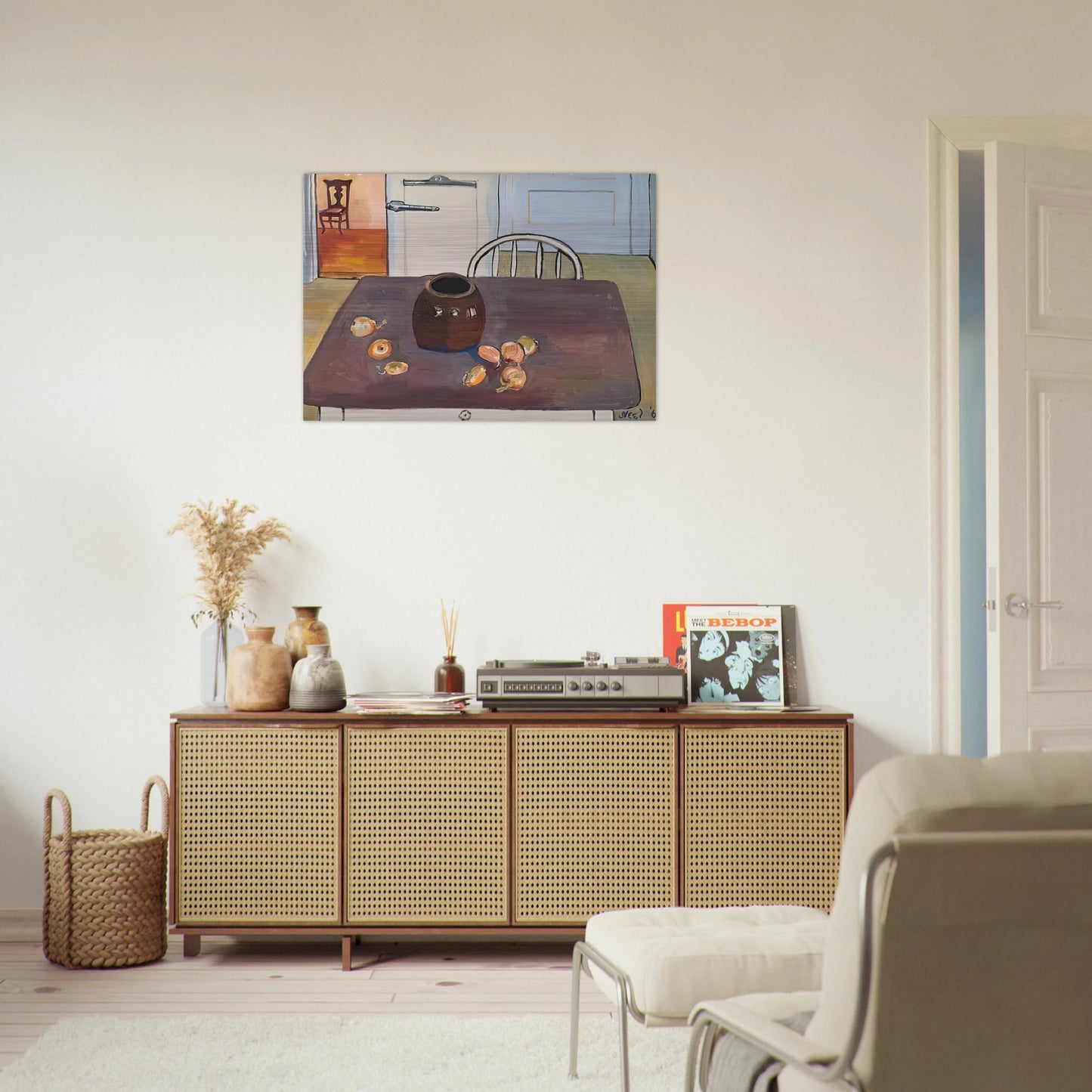 Still Life Spring Lake - Alice Neel Brushed Aluminum Print - 70x100 cm / 28x40 inches | Alice Neel Aluminum Print | Alice Neel Prints