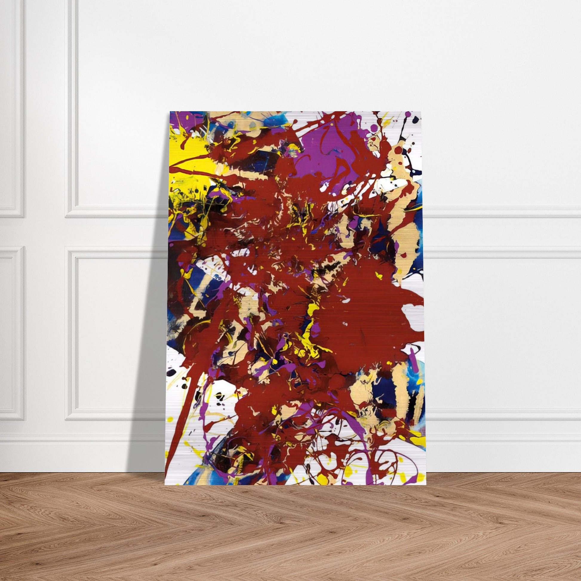 Untitled  SFP94-99  SFF 1781  - Sam Francis Brushed Aluminum Print - 70x100 cm / 28x40 inches | Sam Francis Aluminum Print | Sam Francis Prints