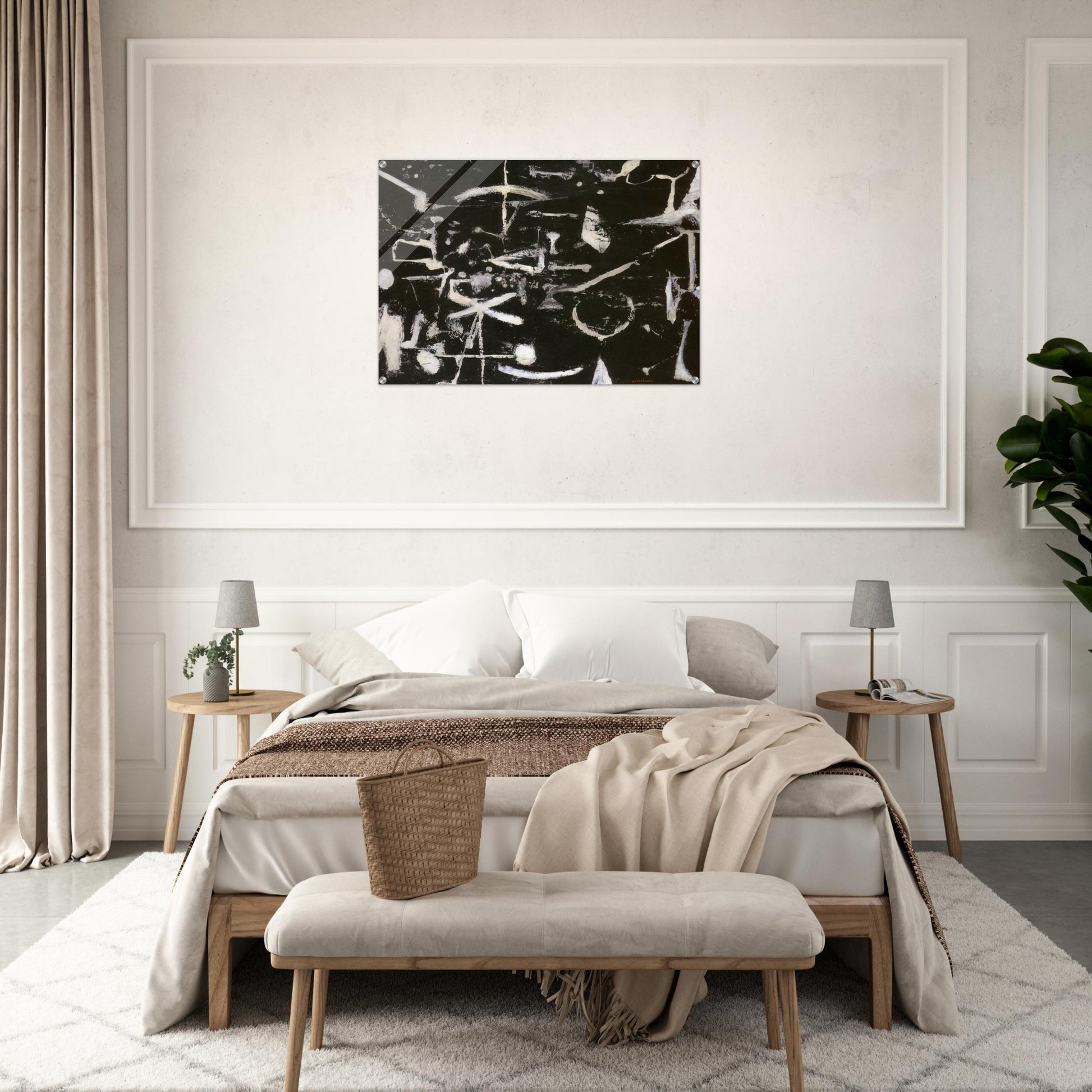 Untitled - Art Informel - Jiro Yoshihara Acrylic Print - 70x100 cm / 28x40″ inches