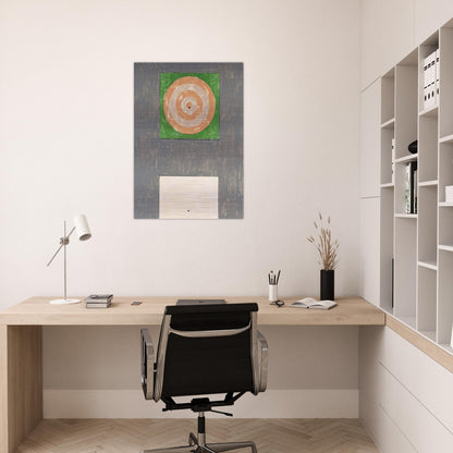 TARGETS ULAE 41 - Jasper Johns Brushed Aluminum Print - 70x100 cm / 28x40 inches | Jasper Johns Aluminum Print | Jasper Johns Prints