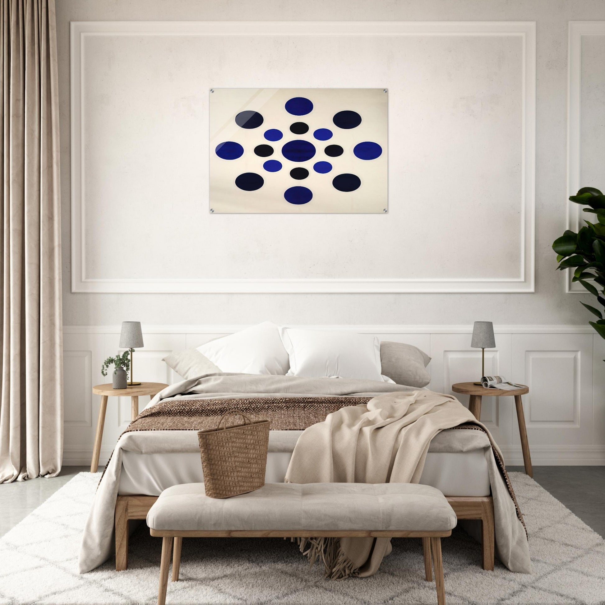 On Blue - 1963 - Thomas Downing Acrylic Print - 70x100 cm / 28x40″ inches